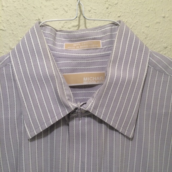 Michael Kors striped dress Shirt (063) - Picture 3 of 7